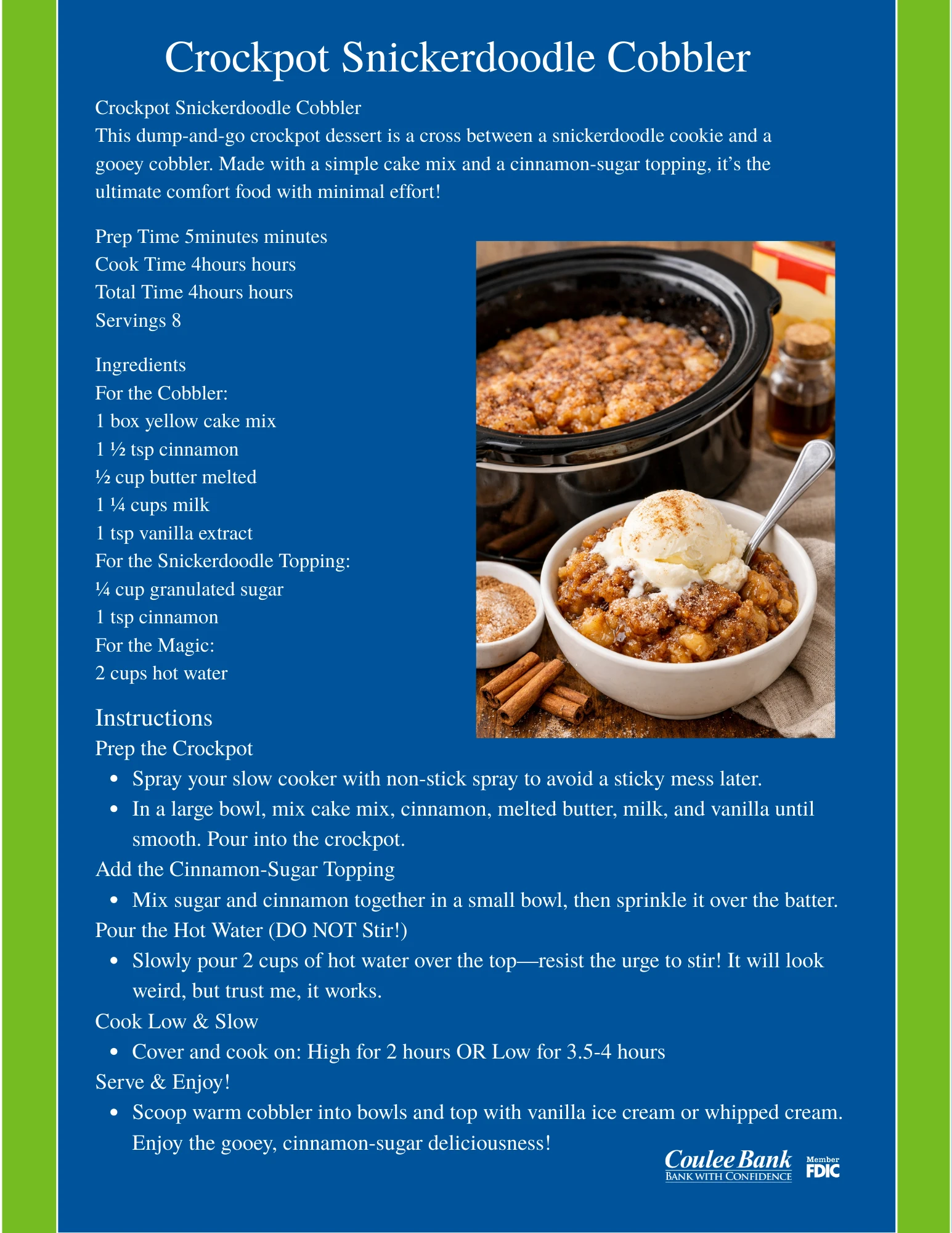 Snickerdoodle Recipe