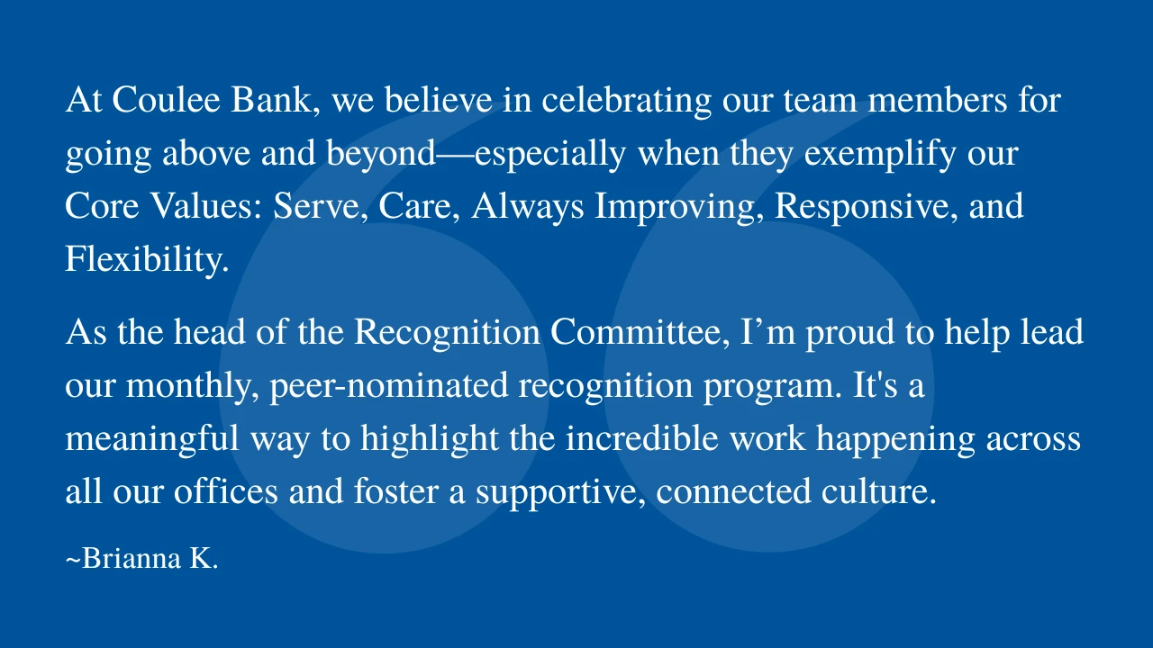 Work testimonial from Ben with large quotation mark graphic